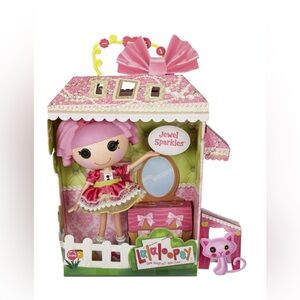 Lalaloopsy Doll Princess Jewel Sparkles with Pet Persian Cat